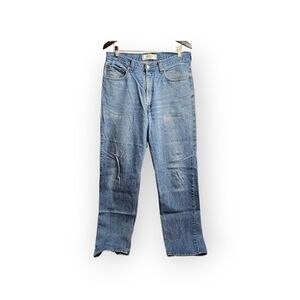 Levi's 550 Relaxed Fit Light Blue Wash Denim Jeans Men's 34x34